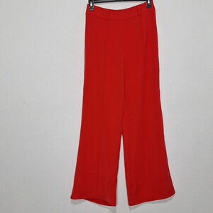 Lovers + Friends Classic *NEW Quiet Luxury Red Bohemian Wide Leg Lowell Pants *M